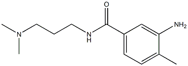 3-amino-N-[3-(dimethylamino)propyl]-4-methylbenzamide Struktur