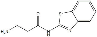 3-amino-N-1,3-benzothiazol-2-ylpropanamide