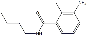 3-amino-N-butyl-2-methylbenzamide Structure