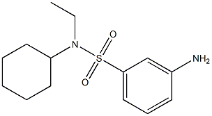3-amino-N-cyclohexyl-N-ethylbenzenesulfonamide