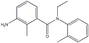 3-amino-N-ethyl-2-methyl-N-(2-methylphenyl)benzamide Structure