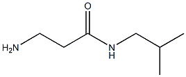 3-amino-N-isobutylpropanamide,,结构式