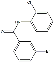 3-bromo-N-(2-chlorophenyl)benzamide Structure