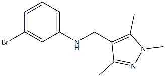 3-bromo-N-[(1,3,5-trimethyl-1H-pyrazol-4-yl)methyl]aniline
