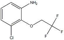 3-chloro-2-(2,2,2-trifluoroethoxy)aniline Struktur