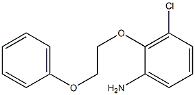 3-chloro-2-(2-phenoxyethoxy)aniline Structure