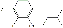 3-chloro-2-fluoro-N-(3-methylbutyl)aniline Structure