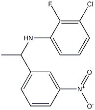 3-chloro-2-fluoro-N-[1-(3-nitrophenyl)ethyl]aniline Structure