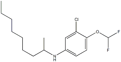 3-chloro-4-(difluoromethoxy)-N-(nonan-2-yl)aniline
