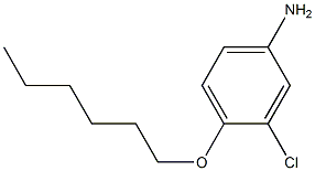 3-chloro-4-(hexyloxy)aniline Struktur