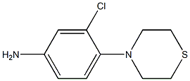 3-chloro-4-(thiomorpholin-4-yl)aniline