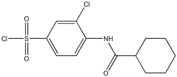 3-chloro-4-cyclohexaneamidobenzene-1-sulfonyl chloride