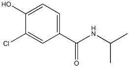 3-chloro-4-hydroxy-N-(propan-2-yl)benzamide Struktur