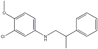 3-chloro-4-methoxy-N-(2-phenylpropyl)aniline