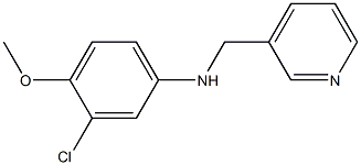 3-chloro-4-methoxy-N-(pyridin-3-ylmethyl)aniline