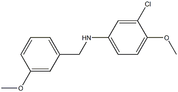 3-chloro-4-methoxy-N-[(3-methoxyphenyl)methyl]aniline|