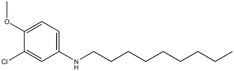 3-chloro-4-methoxy-N-nonylaniline Structure