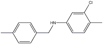 3-chloro-4-methyl-N-[(4-methylphenyl)methyl]aniline