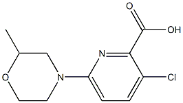 3-chloro-6-(2-methylmorpholin-4-yl)pyridine-2-carboxylic acid