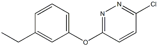 3-chloro-6-(3-ethylphenoxy)pyridazine Structure