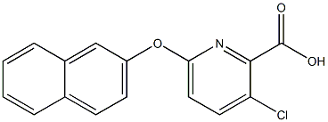 3-chloro-6-(naphthalen-2-yloxy)pyridine-2-carboxylic acid