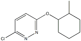 3-chloro-6-[(2-methylcyclohexyl)oxy]pyridazine 化学構造式