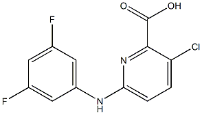  3-chloro-6-[(3,5-difluorophenyl)amino]pyridine-2-carboxylic acid