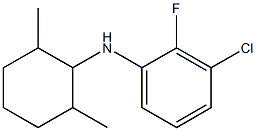 3-chloro-N-(2,6-dimethylcyclohexyl)-2-fluoroaniline Structure