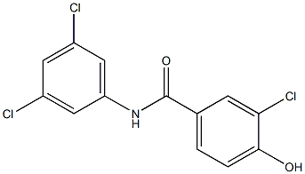 3-chloro-N-(3,5-dichlorophenyl)-4-hydroxybenzamide Structure