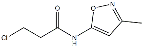 3-chloro-N-(3-methyl-1,2-oxazol-5-yl)propanamide