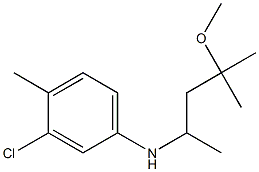  3-chloro-N-(4-methoxy-4-methylpentan-2-yl)-4-methylaniline