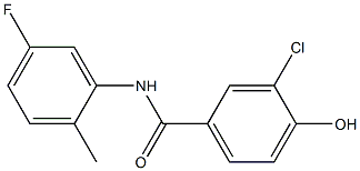 3-chloro-N-(5-fluoro-2-methylphenyl)-4-hydroxybenzamide Structure