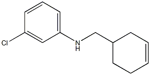 3-chloro-N-(cyclohex-3-en-1-ylmethyl)aniline