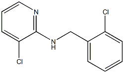 3-chloro-N-[(2-chlorophenyl)methyl]pyridin-2-amine Structure