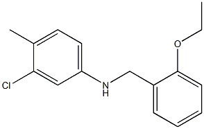 3-chloro-N-[(2-ethoxyphenyl)methyl]-4-methylaniline Structure
