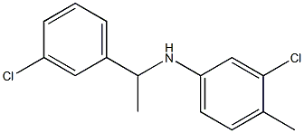 3-chloro-N-[1-(3-chlorophenyl)ethyl]-4-methylaniline