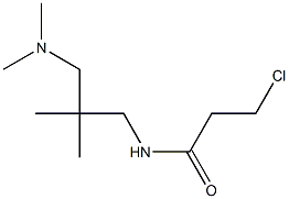 3-chloro-N-{2-[(dimethylamino)methyl]-2-methylpropyl}propanamide