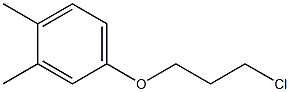 3-chloropropyl 3,4-dimethylphenyl ether Structure