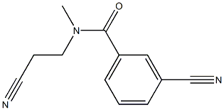 3-cyano-N-(2-cyanoethyl)-N-methylbenzamide