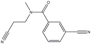 3-cyano-N-(2-cyanoethyl)-N-methylbenzamide|