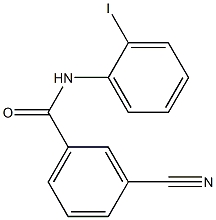 3-cyano-N-(2-iodophenyl)benzamide 结构式