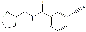 3-cyano-N-(tetrahydrofuran-2-ylmethyl)benzamide 结构式