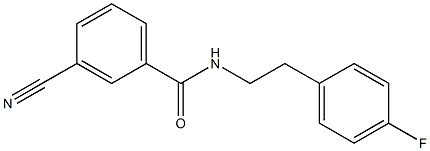 3-cyano-N-[2-(4-fluorophenyl)ethyl]benzamide