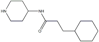  3-cyclohexyl-N-(piperidin-4-yl)propanamide