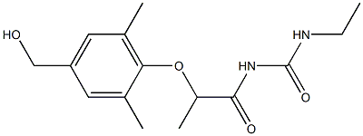  3-ethyl-1-{2-[4-(hydroxymethyl)-2,6-dimethylphenoxy]propanoyl}urea