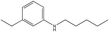 3-ethyl-N-pentylaniline Struktur