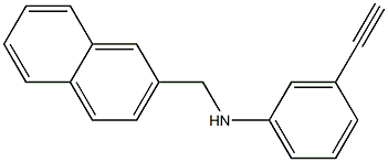 3-ethynyl-N-(naphthalen-2-ylmethyl)aniline