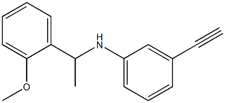3-ethynyl-N-[1-(2-methoxyphenyl)ethyl]aniline