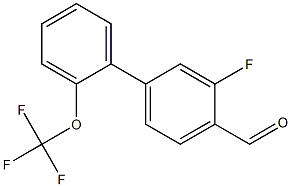 3-fluoro-2'-(trifluoromethoxy)-1,1'-biphenyl-4-carbaldehyde