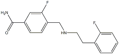 3-fluoro-4-({[2-(2-fluorophenyl)ethyl]amino}methyl)benzamide
